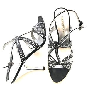 Via Spiga Rhinestone Heels
